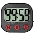 thumbnail image 2 of 2X Temporizador de Cocina, Temporizador Visual Digital, Reloj Magnético, Cronómetro, Temporizador de Cuenta Regresiva, Pantalla LCD Grande para Cocinar, 2 of 5