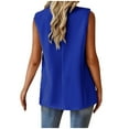 thumbnail image 6 of Lindreshi Winter Vests for Women 2023 Women's Fashion Sleeveless Color Casual Jacket Business Small Suit Women Suit Jacket, 6 of 6