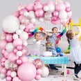 thumbnail image 4 of Rose Gold Chrome Balloons Arch Kit  Romantic 145pcs Boho Wedding Decor - Captivating Ambiance, 4 of 11