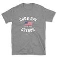 thumbnail image 1 of Coos Bay Oregon Patriot Men's Cotton T-Shirt, 1 of 1