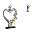 thumbnail image 1 of Estatua de pareja,Figura de pareja besándose,regalo de boda moderno,Estatua de pareja besándose en el aniversario de San Valentín,Figura de escritorio,Estatua de rana, 1 of 8