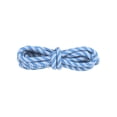 thumbnail image 2 of INSPIRE CHIC Two-Color Twill Dot Shoelaces, 2 Pairs of Striped Round Shoelaces for Martin Boots White-Light Blue 120cm/47.2", 2 of 5
