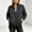Black women's lightweight windbreaker jacket a1, variant on Womens Plus Size Zip Up Jackets for Women Fall Spring Collared Long Sleeve Casual Solid Outdoor Lightweight Coat Blazer for Work Travel, Navy 5XL