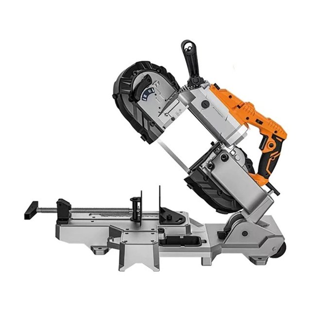 1100W High-Quality Metal Cutting Saw Multi-Function Metal Band Saw Small Desktop Machine ,Easy to Use