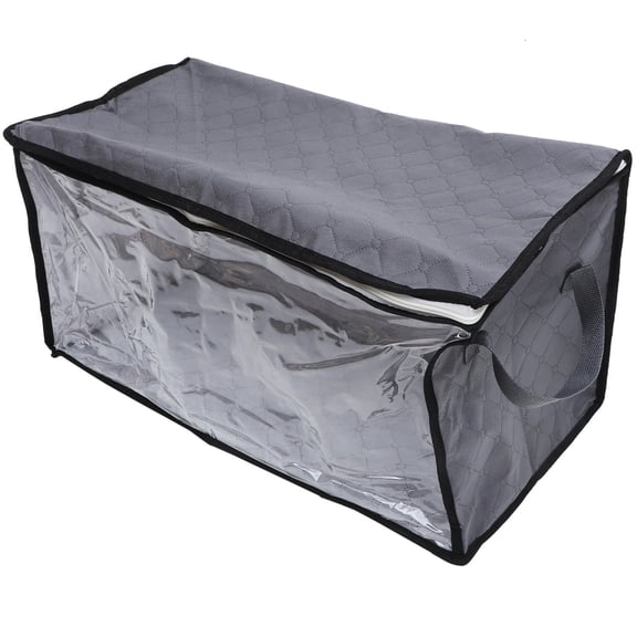 HAMPPLIES Comforter Bag Storage Clothes Container Non Woven Fabric Home Organization 1 Set