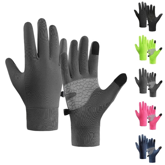 GPOECD Winter Gloves Parent Child Kids Touchscreen Thermal Lined Running Cycling Cold Weather Mittens