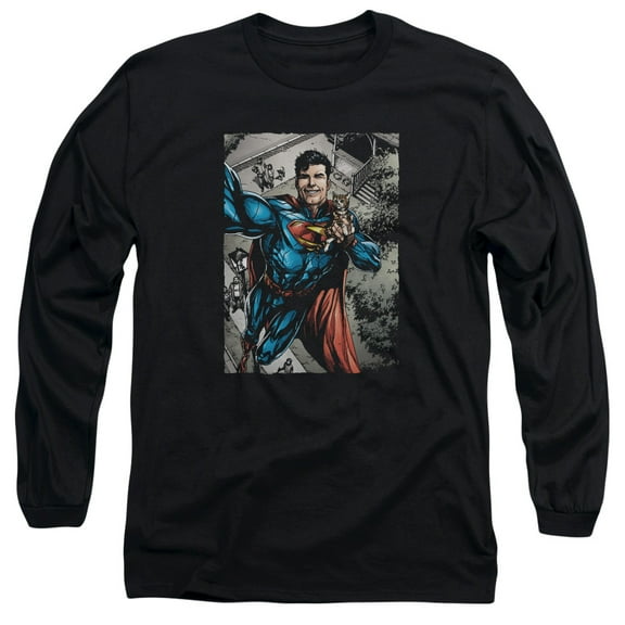 Superman - Super Selfie - Long Sleeve Shirt - Large