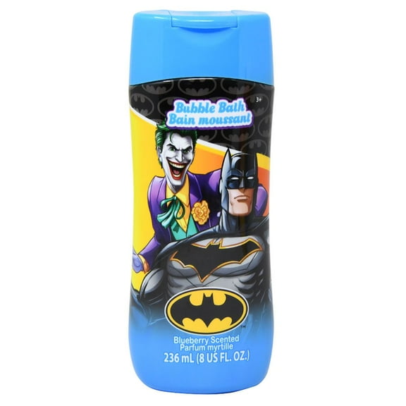 Batman 8oz Bubble Bath in a Bottle Parabens Free, Non Toxic
