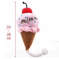 thumbnail image 3 of 1pc Juguetes de peluche para perros Squeaky Bone Ice Cream Zanahoria Puppy Chew Toy Juguetes interactivos para gatos Pet Dog Sound Toys para perros pequeños - Yellow Stripe Pig -dontodent Kuyhfg Sin marca, 3 of 5