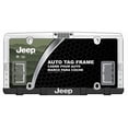 thumbnail image 1 of Jeep License Plate Frame Chrome/Black, 1 of 3