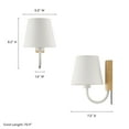 thumbnail image 3 of Sunlit Wall Sconce in Natural White, 3 of 9