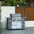 thumbnail image 2 of 60 Inches Pro Elite 5B Northern Slate Q Grill Island, 2 of 10