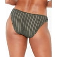 thumbnail image 2 of BAR III Women's Green Stretch Lined Full Coverage Crochet Hipster Swimsuit Bottom M, 2 of 2