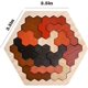 thumbnail image 5 of Rompecabezas hexagonal ZHAOCHENG para niños y adultos Tangram juguete educativo 14 piezas colorido, 5 of 5