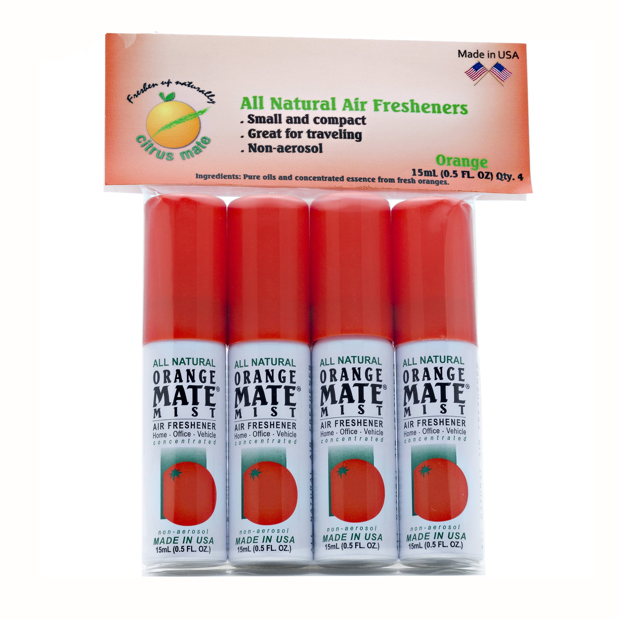 CitrusMate OrangeMate Mist Gift Pack, 4 x 0.5 Oz