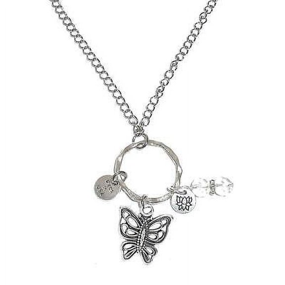 Butterfly Charm - Rear View Mirror Charm - Hanging Ornament by Hidden Hollow Beads