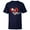 Navy, variant on Tim Burton’s The Nightmare Before Christmas Love is Alive - Short Sleeve T-Shirt for Kids - Customized-Athletic Heather