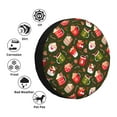 thumbnail image 4 of Naloa red green coffee cup PVC Leather Spare Tire Wheel Cover Spare Tire Cover, for Car Truck SUV Camper Trailer Universal Fit(14-17in)-14 inch, 4 of 6