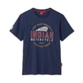 thumbnail image 4 of Indian Motorcycle Men's True Craftsmanship Headdress Tee, Navy | 2864918, 4 of 7