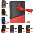 thumbnail image 3 of Super Fiber Universal Car Steering Wheel Cover Leather Stitch On Wrap (8 Colors), 3 of 3