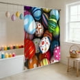 thumbnail image 6 of Lilixerw Easter Cute Egg Shower Curtain with 12 Hooks,Spring Shower Curtain,Easter Home Bath Hanging Decor,Cloth Fabric Bathroom Decor,47.24x70.87 in,Multicolor, 6 of 6