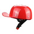 thumbnail image 1 of Medio casco personal de motocicleta de cara abierta para casco de scooter resistente para bicicleta ATV Rojo XL, 1 of 8