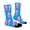 Blue, variant on Playful Ice Themed Kids Socks for Ages 7-12, Soft Crew Socks with Cute Print, Durable for School Sports and Casual Wear