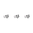thumbnail image 2 of ZheElen Easy To Wall Decals Wide Application In Any Setting Decoration Effect Light Switch Stickers Dark Wall Stickers 005 3Set, 2 of 6