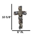 thumbnail image 2 of Tribal Indian Faux Arrowhead Stones Lamb of God Good Shepherd Wall Cross Plaque, 2 of 9