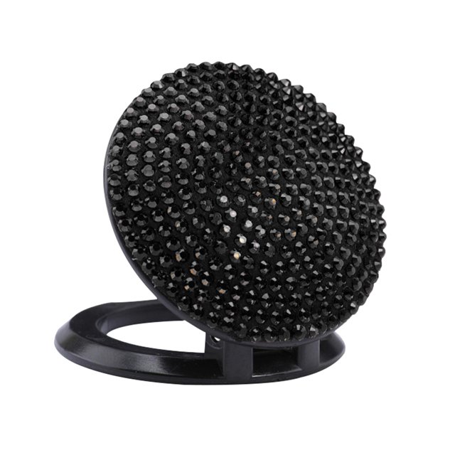 Cubierta protectora del botón de inicio de encendido del empuje automotriz del coche Brillo brillante fácilmente Negro Cola Cubierta protectora