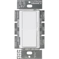 thumbnail image 1 of Interruptor de control de ventilador Lutron DVFSQ-F-WH blanco de 3 velocidades, 1 of 8