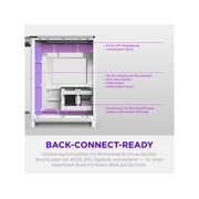 H6 (2026) Compact Dual-chamber ATX Case All White