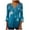 Sky Blue1-1, variant on Tops for Women Plus Size Christmas Print 3/4 Sleeve Round Neck Casual T-shirt Loose Top Multicolor