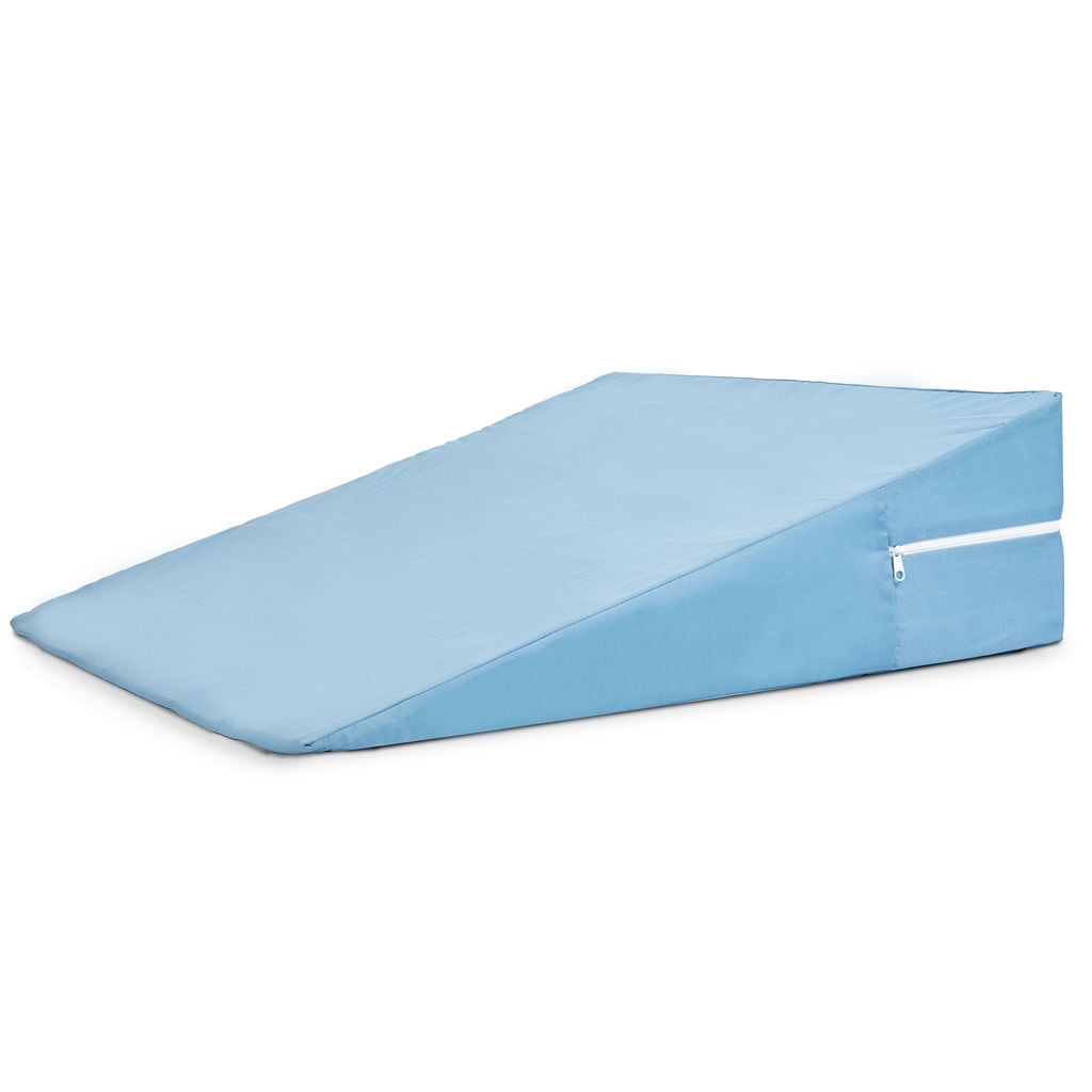 DMI Foam Bed Wedge Elevating Leg Rest Back Support Pillow, Blue, 7" x