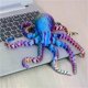 thumbnail image 5 of 27CM 3D Printed Octopus Figurine with Flexible Joints For Home Office Desk Decor Ocean Animal Table Ornament Ideal Gift Toy, 5 of 5