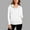 008 White, variant on Women's Zip Up Hooded Sweatshirt Vest Casual Long Sleeve Drawstring Coat With Pockets