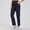 Navy Blue, variant on MASKERT Women's Stretchy Casual Pants, High Waisted Ankle Pants with 4 Pockets, Lightweight Travel Work Pants for Women, Business Casual Pants for Office and Golf
