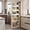 White, variant on Fnova 63" Slim Storage Cart on Wheels, 5-Tier Tall Narrow Mobile Shelf Organizer, Rolling Utility Cart for Kitchen, Laundry, Small Spaces, White