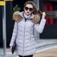 thumbnail image 1 of Chaqueta de plumón para mujer Yinane con capucha Larga, 1 of 7