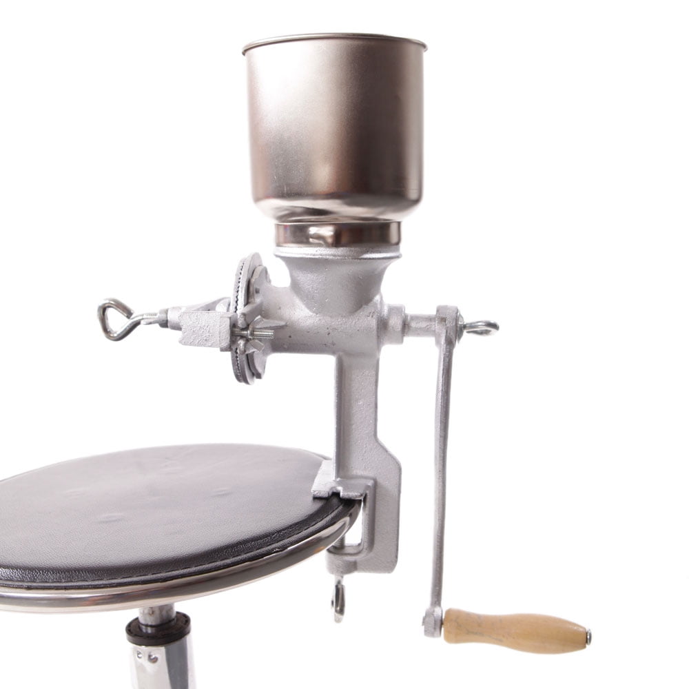 Lowestbest Home Use Hand Cranking Operation Grain Grinder, Silver Lowestbest Home Use Hand Cranking Operation Grain Grinder, Silver