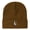 Caramel, variant on Skateboarding Duck Embroidered Acrylic Knit Beanie, Unisex High Stretch Heavy Weight Winter Hat, Ideal Novelty Gift for Men & Women