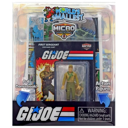 World's Smallest G.I. Joe Duke Micro Figure & Comic