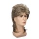 thumbnail image 5 of (Marrón claro) Pelucas para hombres Disfraces de los años 80 Accesorio de fiesta elegante Peluca de cosplay, 5 of 5