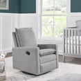 thumbnail image 4 of Oxford Baby Uptown Upholstered Glider Recliner Rocking Chair 360° Swivel for Nursery and Living Room – Gray​, 4 of 12