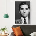 thumbnail image 4 of American Crime Bosses Lucky Luciano Retro Poster Canvas Poster Wall Art Picture Prints Hanging Photo Gift Decor Home Posters Artworks 12x18inch(30x45cm), 4 of 6