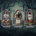 thumbnail image 2 of Orangide Halloween Garden Sign Outdoor Courtyard Cemetery Tombstone Spooky Yard Decoration Lawn Ornament for Fall Holiday Party Haunted Display, 2 of 5