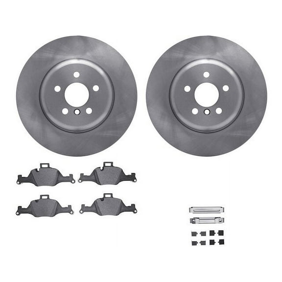 Front Brake Pad and Rotor Kit - Compatible with 2019 - 2023 BMW X5 2020 2021 2022