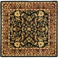 thumbnail image 3 of Safavieh Heritage Hepburn Oriental Wool Area Rug, Black/Red, 4' x 4' Square, 3 of 11