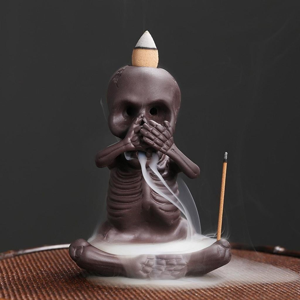 Shape Backflow Incenses Cones Holder, Ceramics Aromatherapys Furnaces Incenses Burners Holder for Home Craft