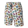 thumbnail image 5 of Naloa Colorful Numbers Men's Beach Shorts, Surfing shorts, Swim trunks, Quick Dry Swim Trunks for Surfing Beach Fun - Small, 5 of 9